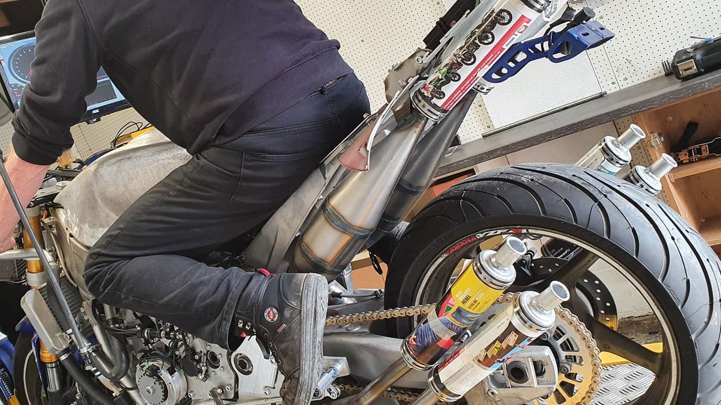 Stan Stephens 1200cc V6 two-stroke motorcycle 
